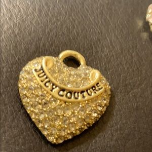 COPY - Heart shaped pendant with crystals￼ With no chain￼